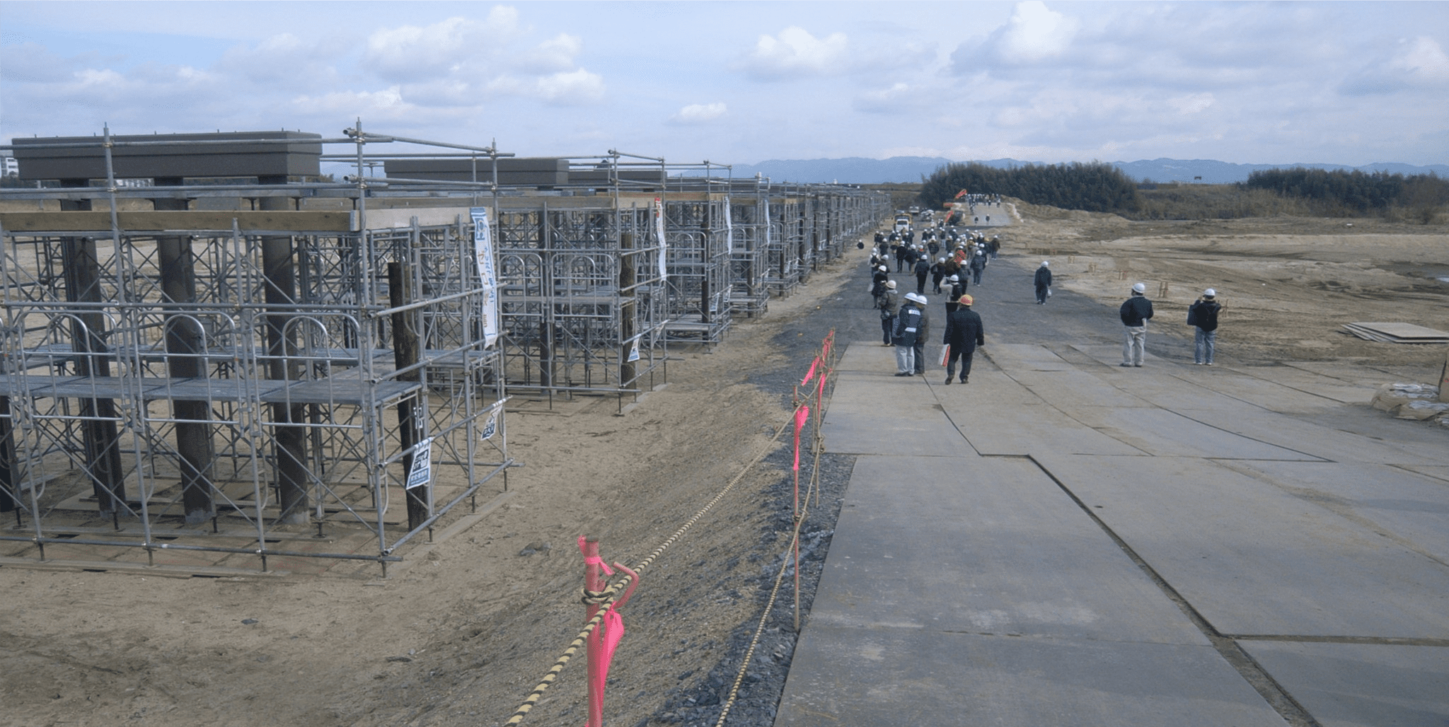 八幡城陽線上津屋橋（通称：流れ橋）復旧工事